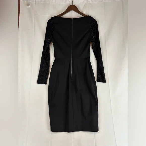 ROLAND MOURET X BANANA REPUBLIC Women’s Size 6 Dress NWT Stretch Sheath Black